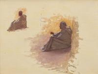 Charles James Theriat (American, 1860-1937) — Two Arabs