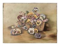 Three Decorative Oil Paintings