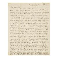 [Paulding, Hiram] [Liberia]. (Tattnall, Josiah). Autograph Letter, signed