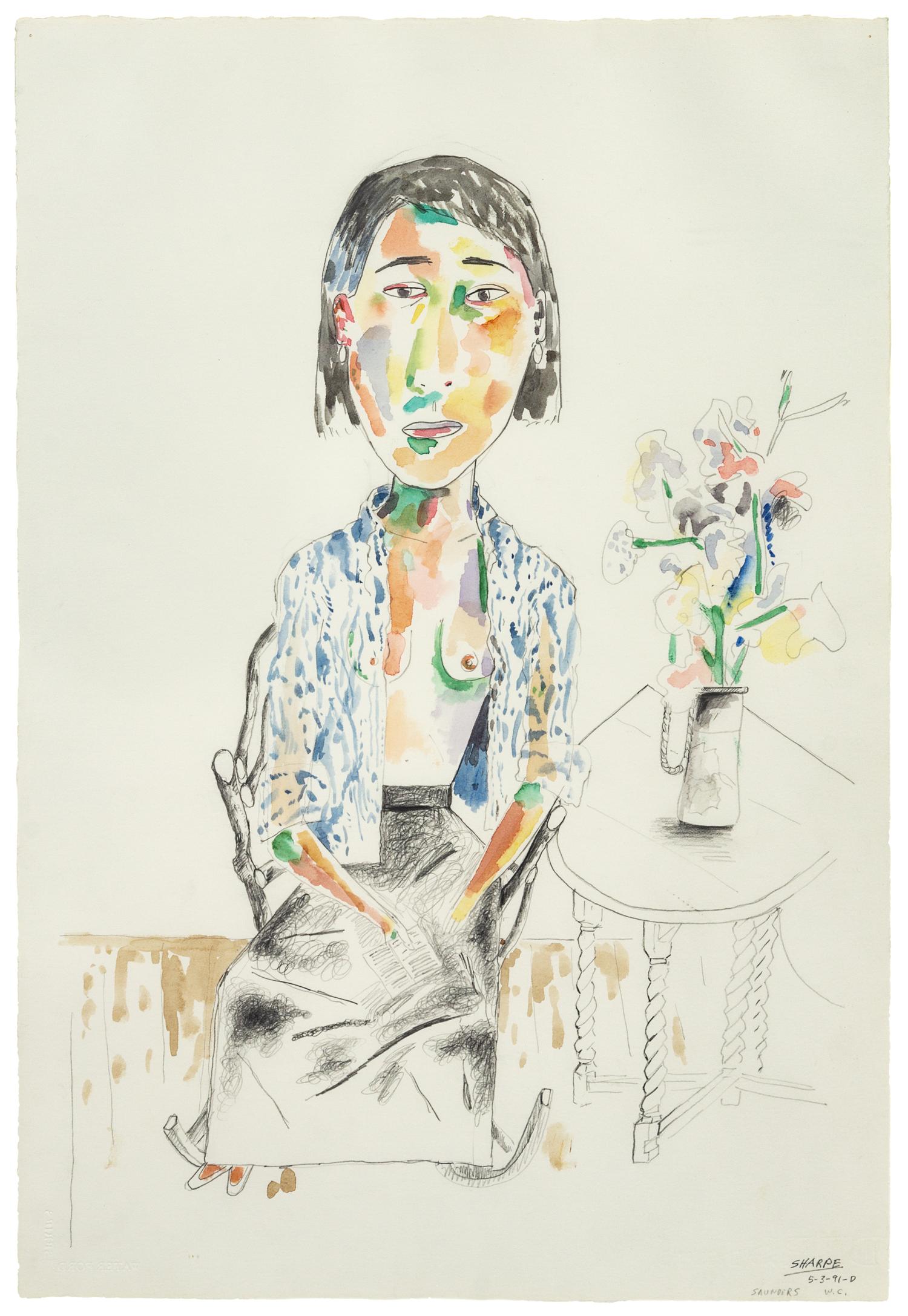 David Sharpe, (American, b. 1944), Saunders 5-3-91-D, 1991