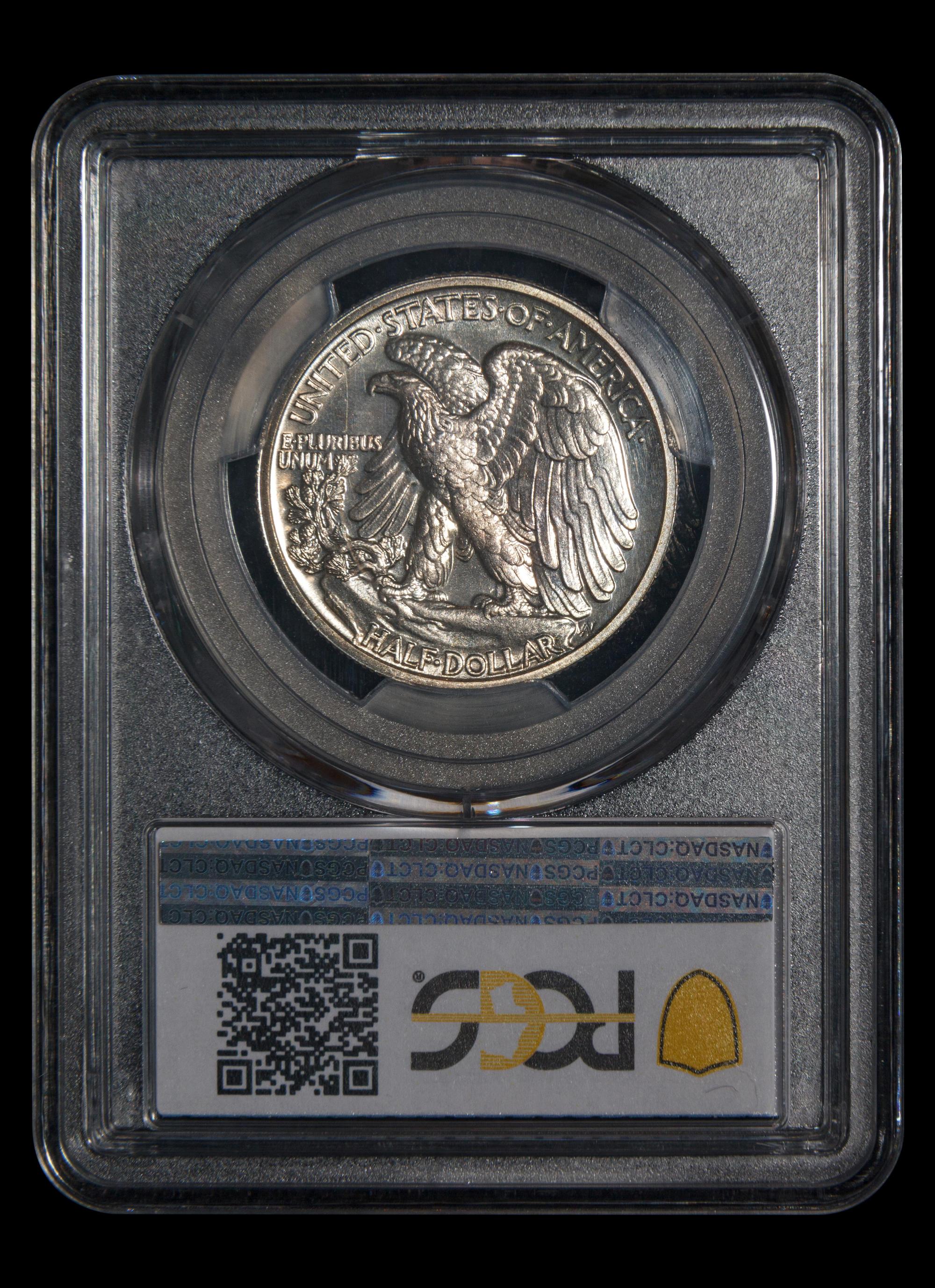A 1937 Walking Liberty 50c Proof (PCGS PR65)