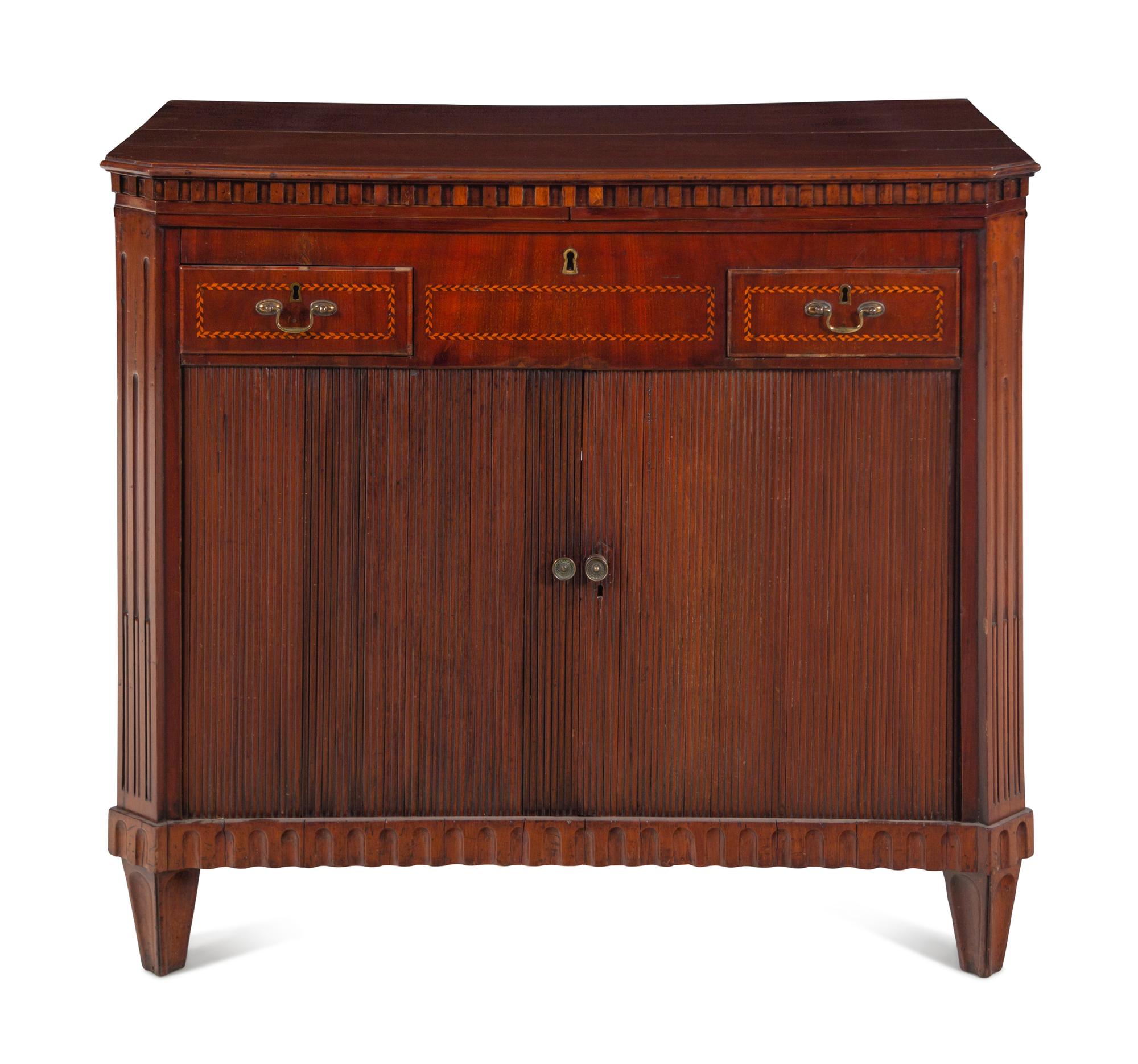 A George III Mahogany Metamorphic Washstand Cabinet