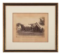 [LINCOLN, Abraham (1809-1865)]. GARDNER, Alexander (1821-1882), photographer. President Lincoln on Battle-Field of Antietam, October, 1862 . Washington, DC, 1866.