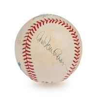 A 1992 Hall of Fame Inductees Signed Autograph Baseball Including Tom Seaver (Beckett Authentication Services Letter),