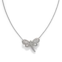TIFFANY & CO., PLATINUM AND DIAMOND DRAGONFLY NECKLACE