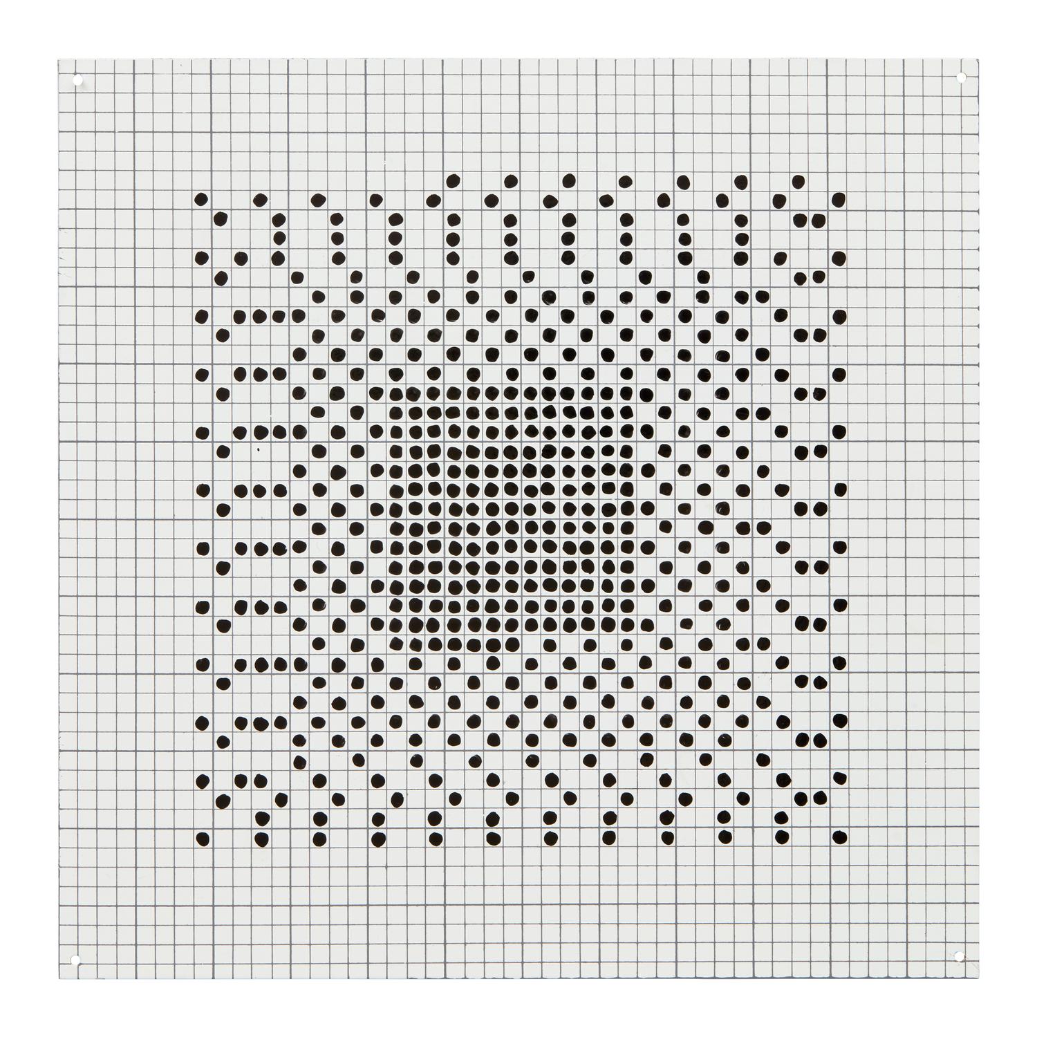 Black 6'' Squares Series #7, 1972