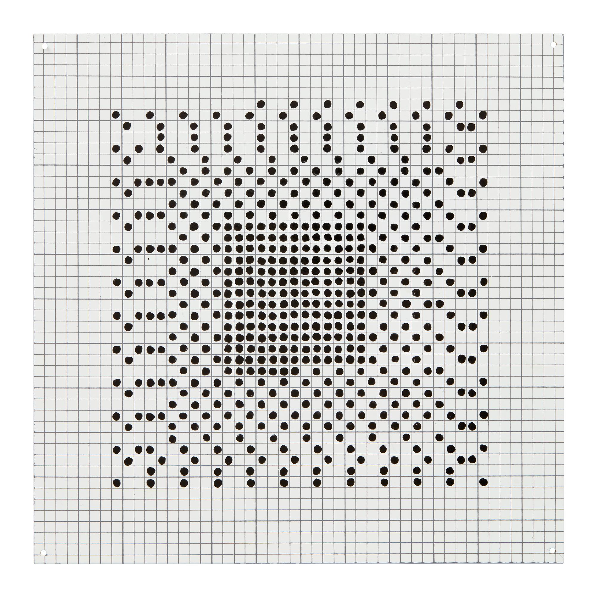 Black 6'' Squares Series #7, 1972