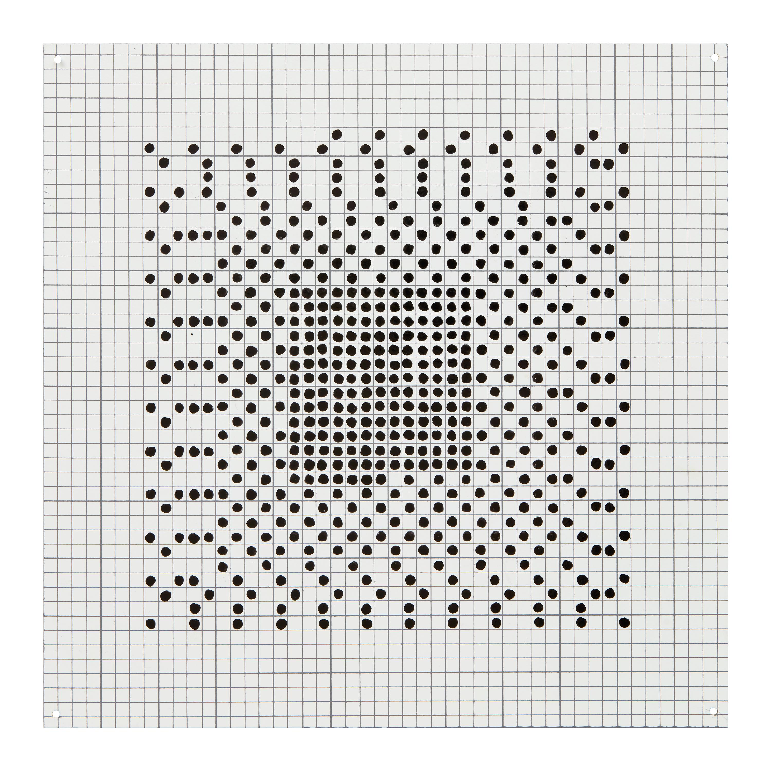 Black 6'' Squares Series #7, 1972