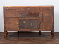 A Federal Cherrywood and Tiger Maple Sideboard
