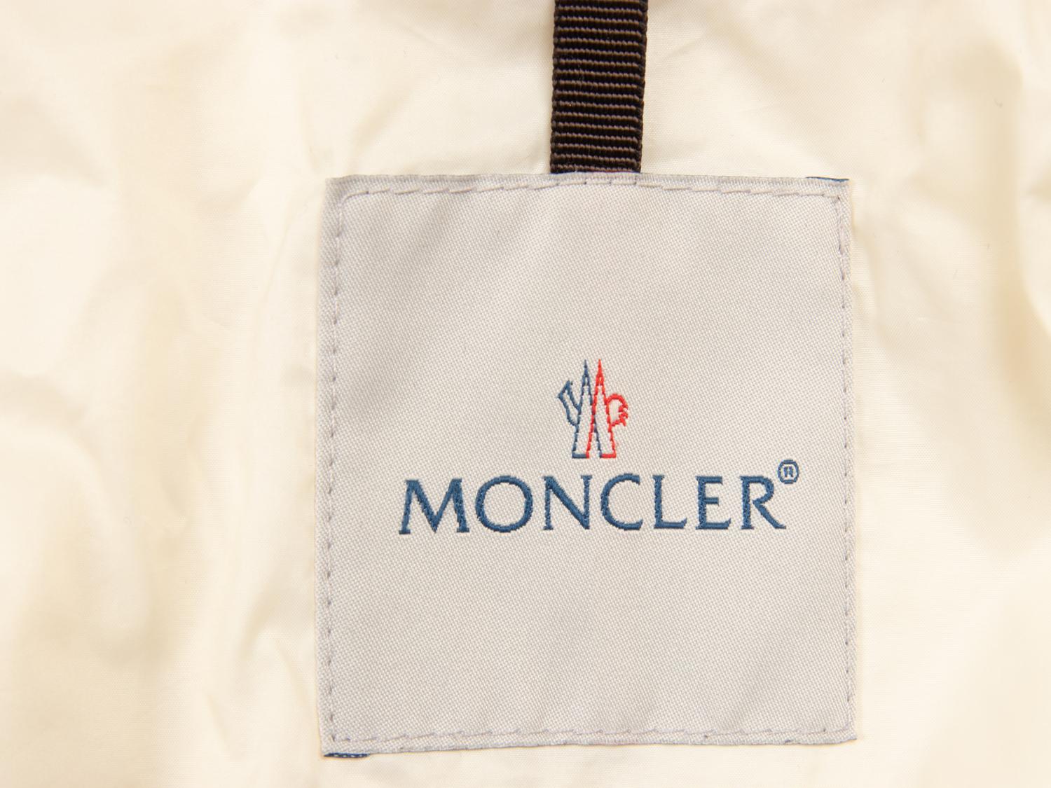 Moncler, Scallop-Edge Cream Puffer Jacket