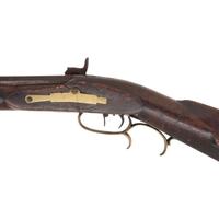 Unsigned Full Stock Percussion Rifle