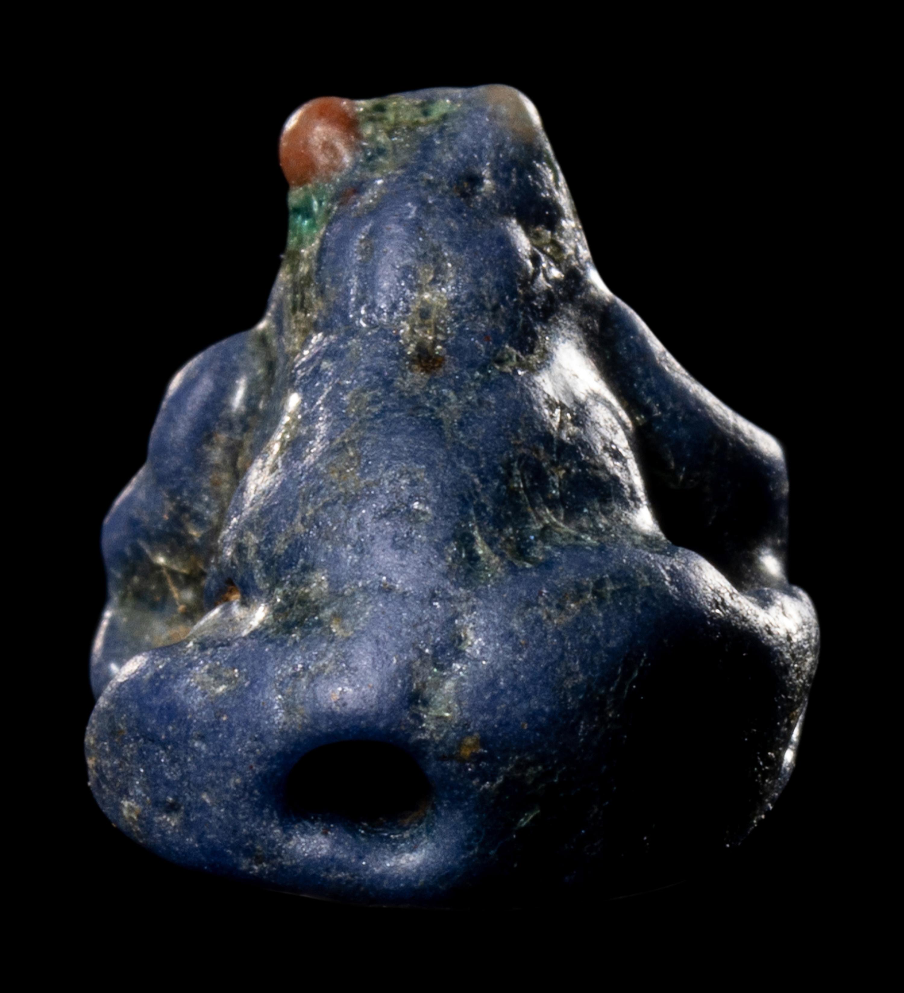 An Egyptian Faience Frog