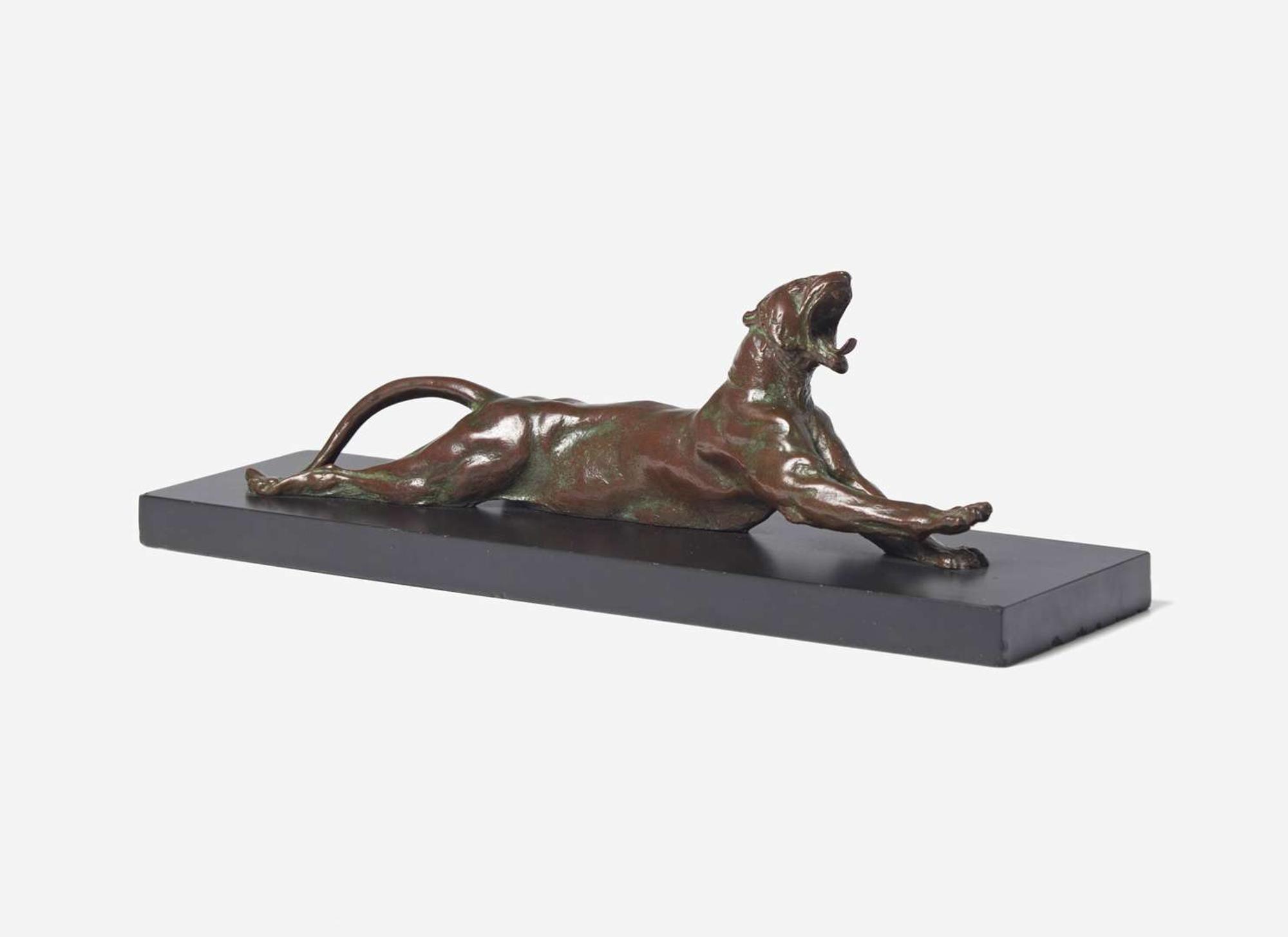 Anna Vaughn Hyatt Huntington (American 1876-1973) - Yawning Panther