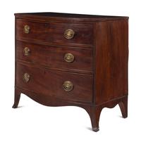 A George III Mahogany Bowfront Chest of Drawers
