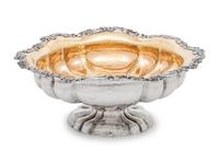 A Russian Silver Footed Bowl
