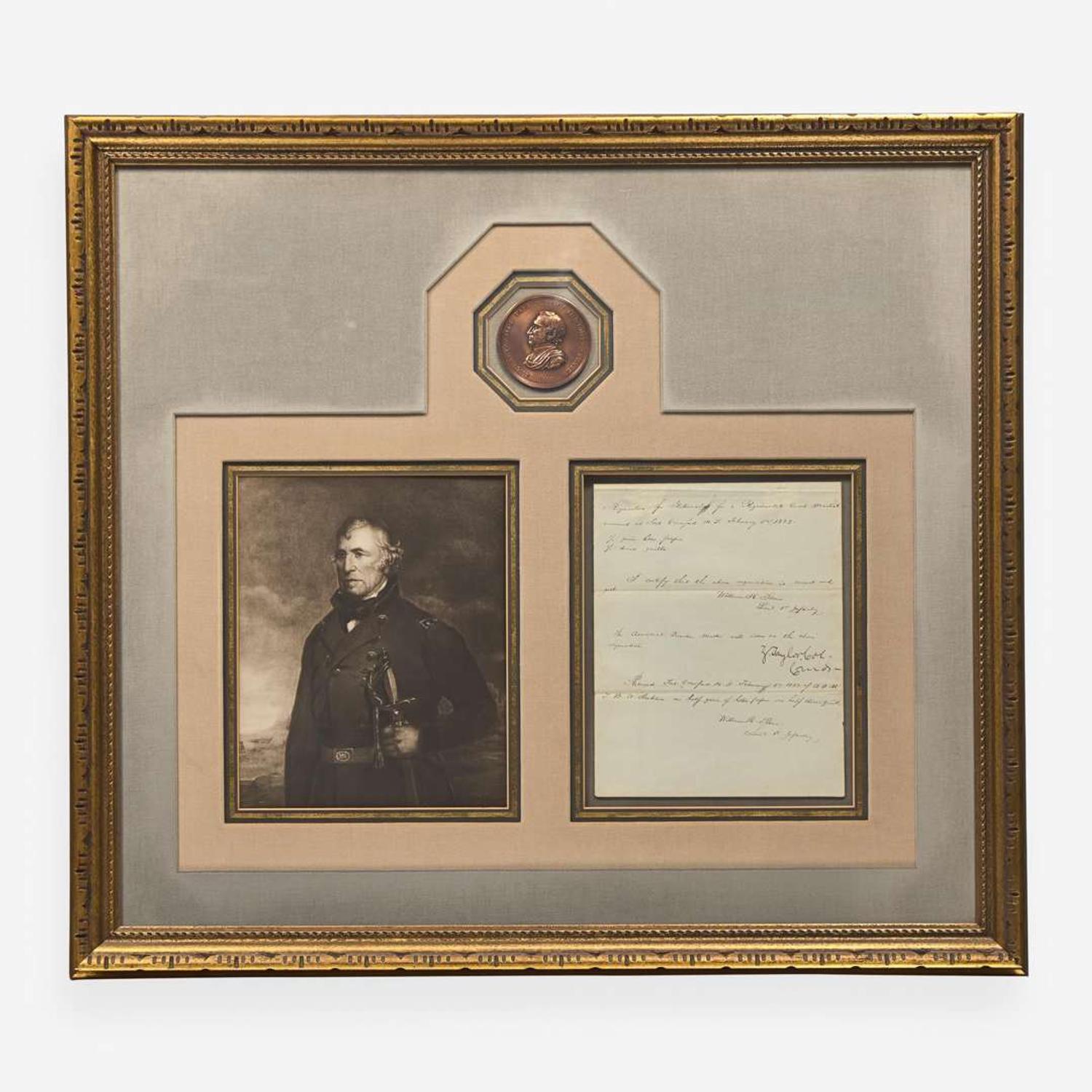 [Presidential] Taylor, Zachary Partially-Printed Document, signed