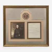 [Presidential] Taylor, Zachary Partially-Printed Document, signed