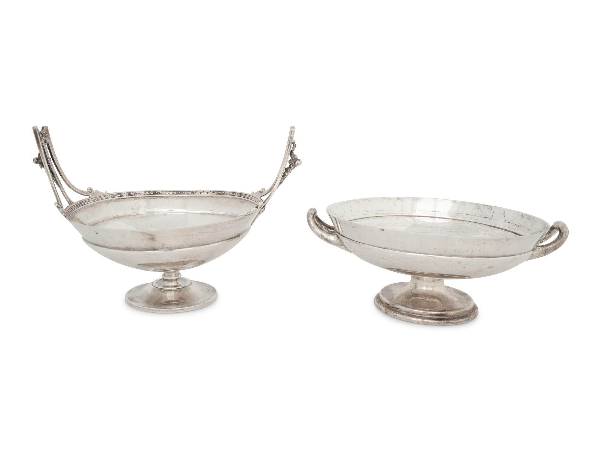 Two American Silver Compotes