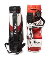 A Group of Chicago Bears Super Bowl XX Champions Celebrity Golf Bags,