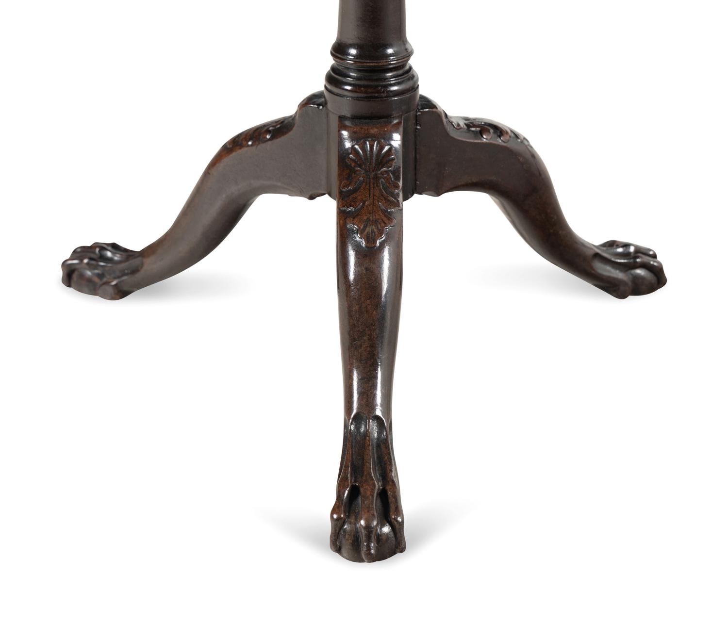 A George III Mahogany Tilt-Top Tea Table