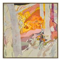 Untitled (Abstraction on Orange, Pink, and White ), 1971
