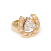 HORSE DIAMOND RING