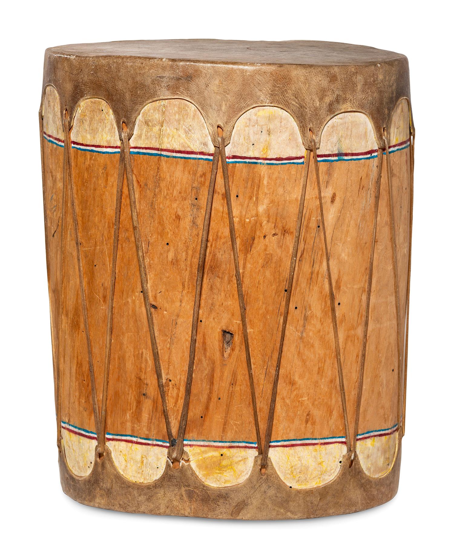 Taos Painted Drum