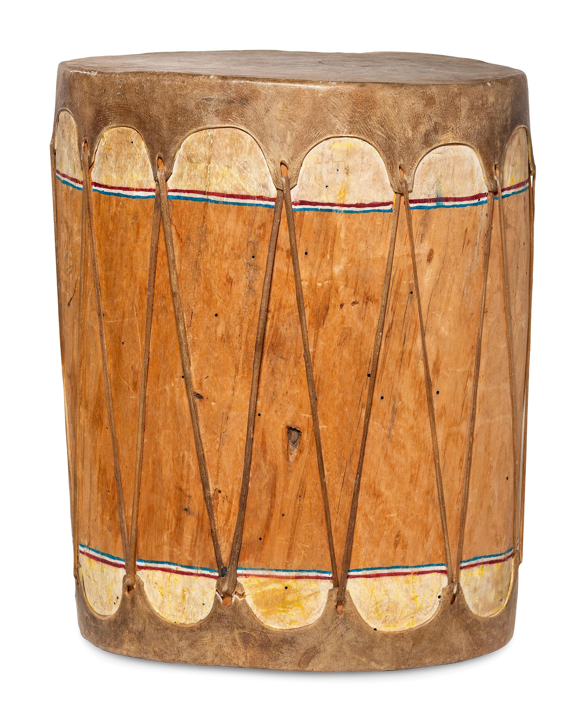 Taos Painted Drum