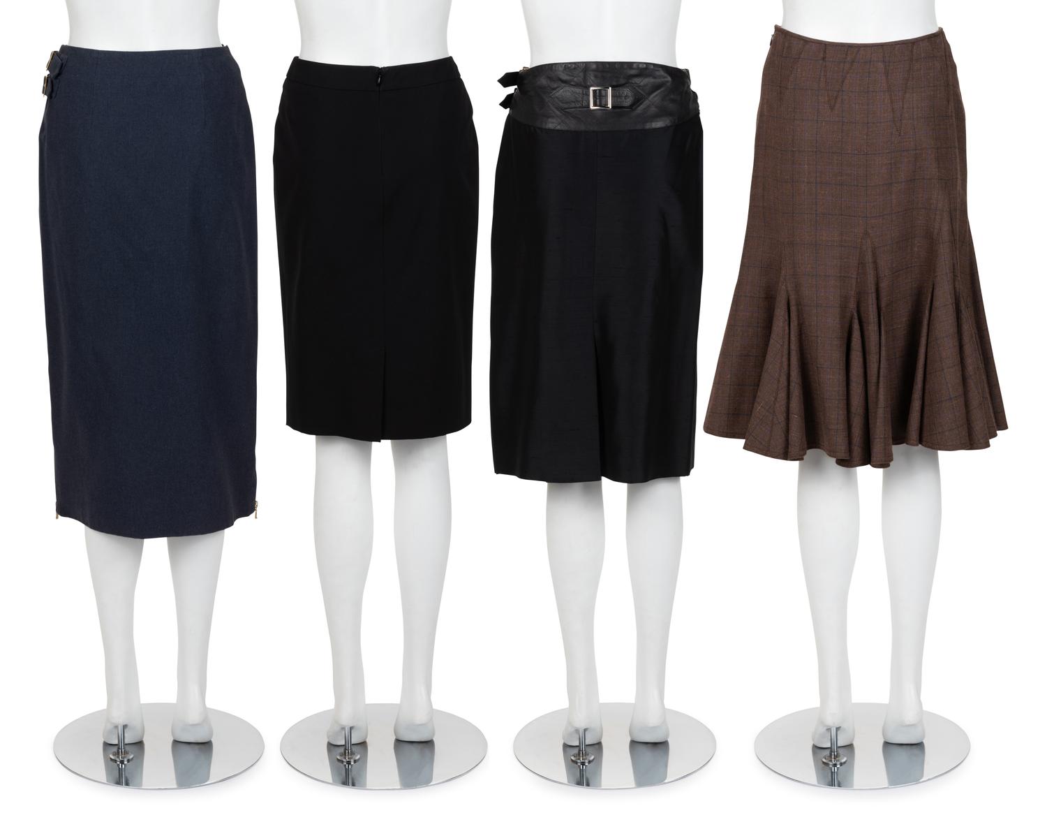 Four Christian Dior Skirts, 1990-2000s