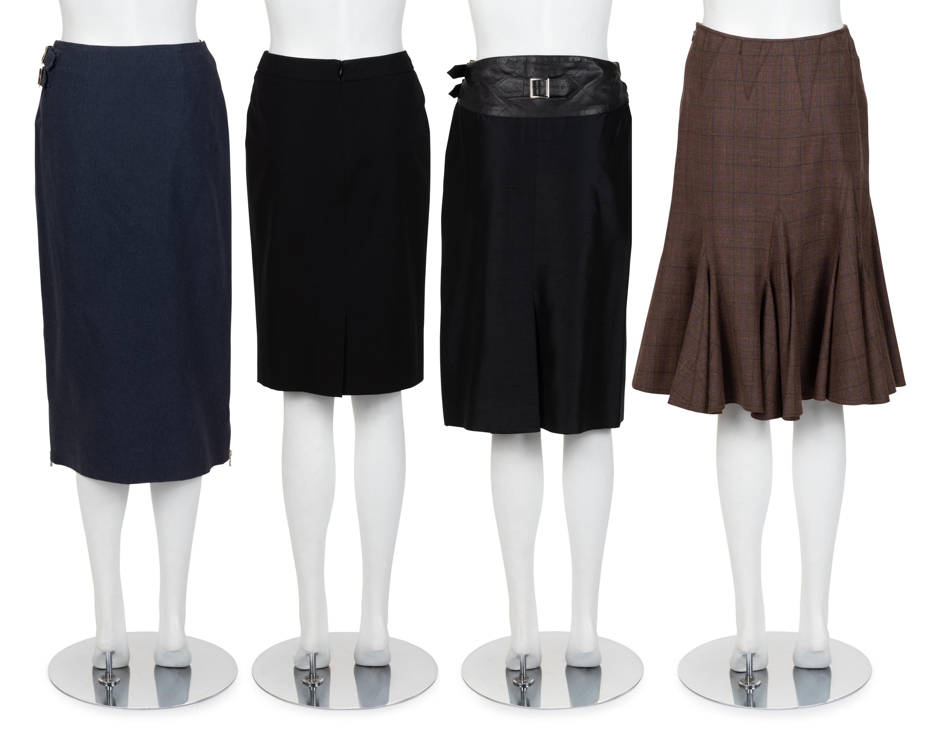 Four Christian Dior Skirts, 1990-2000s