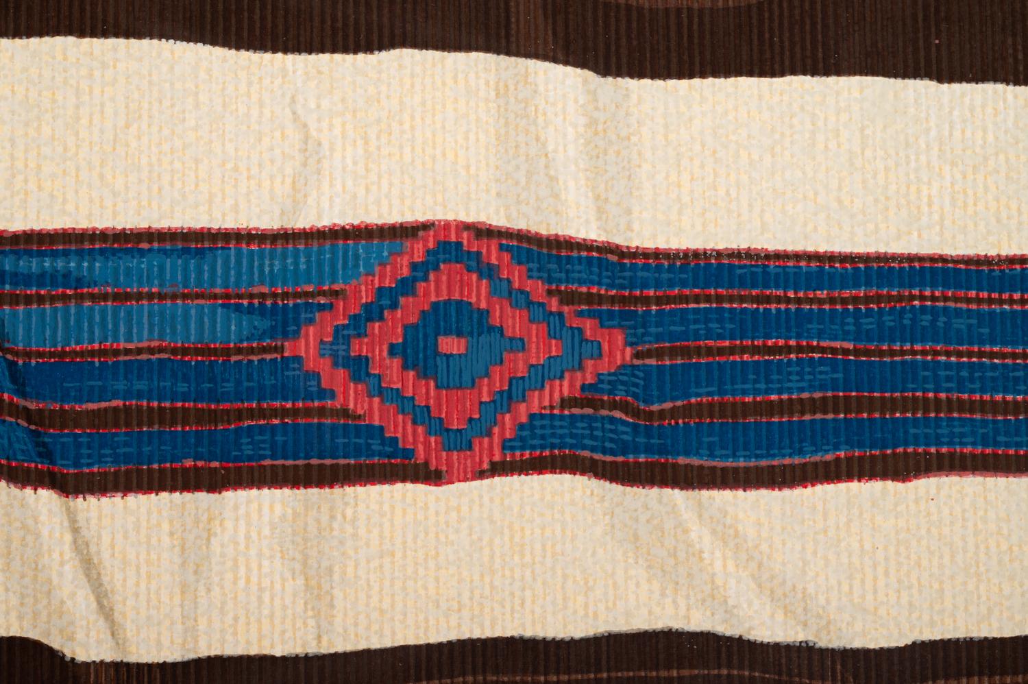 Two Works: Classic Navajo Chief Blanket , edition 99/100 and Classic Navajo Chief Blanket - Third Phase , edition 77/100