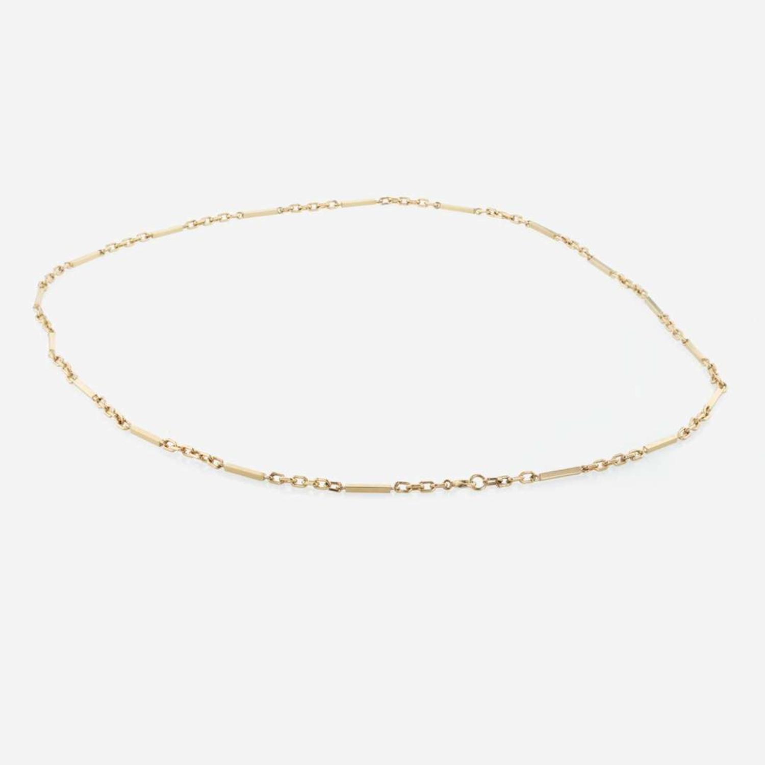A 14K Yellow Gold Necklace