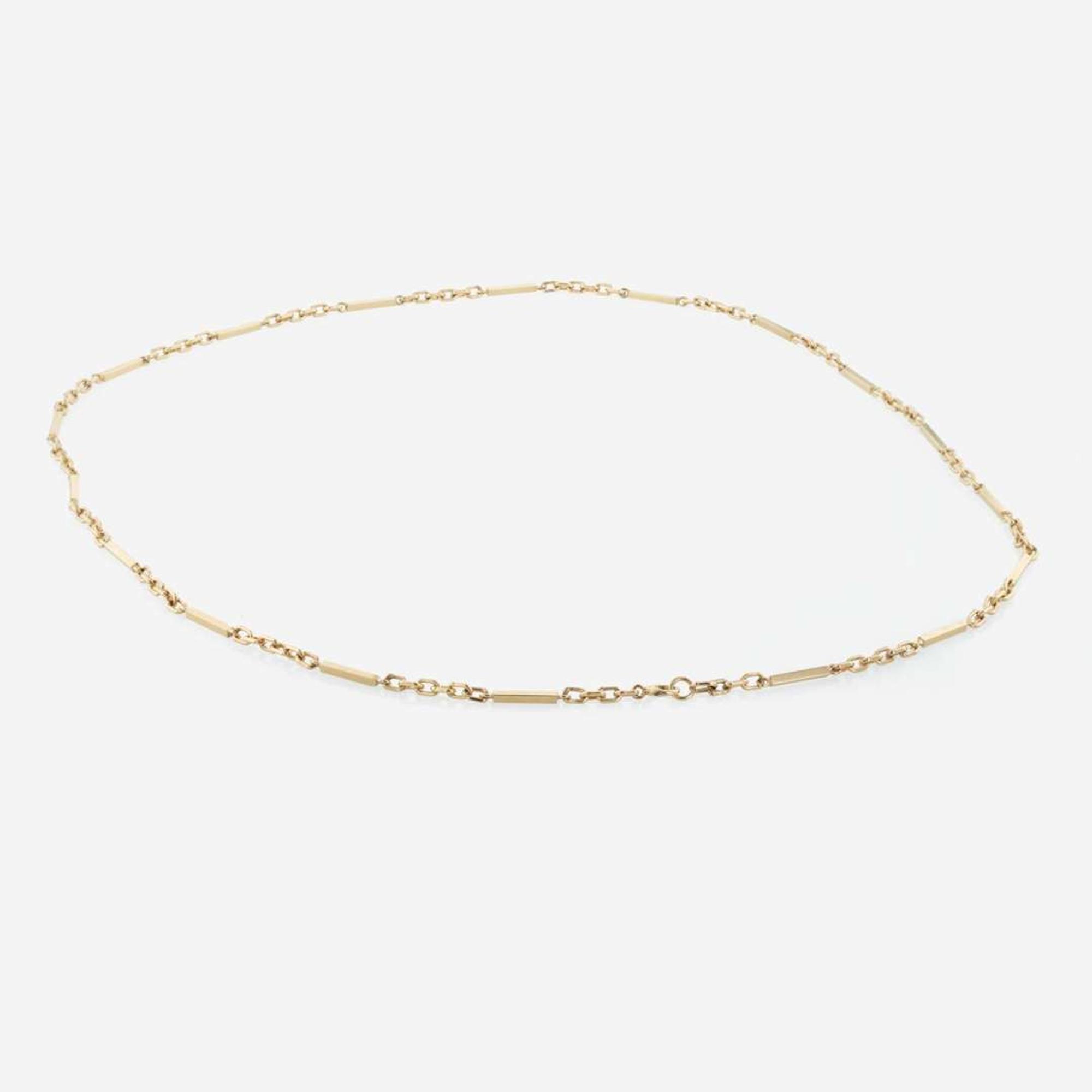 A 14K Yellow Gold Necklace
