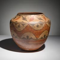 Zia Polychrome Pottery Storage Jar