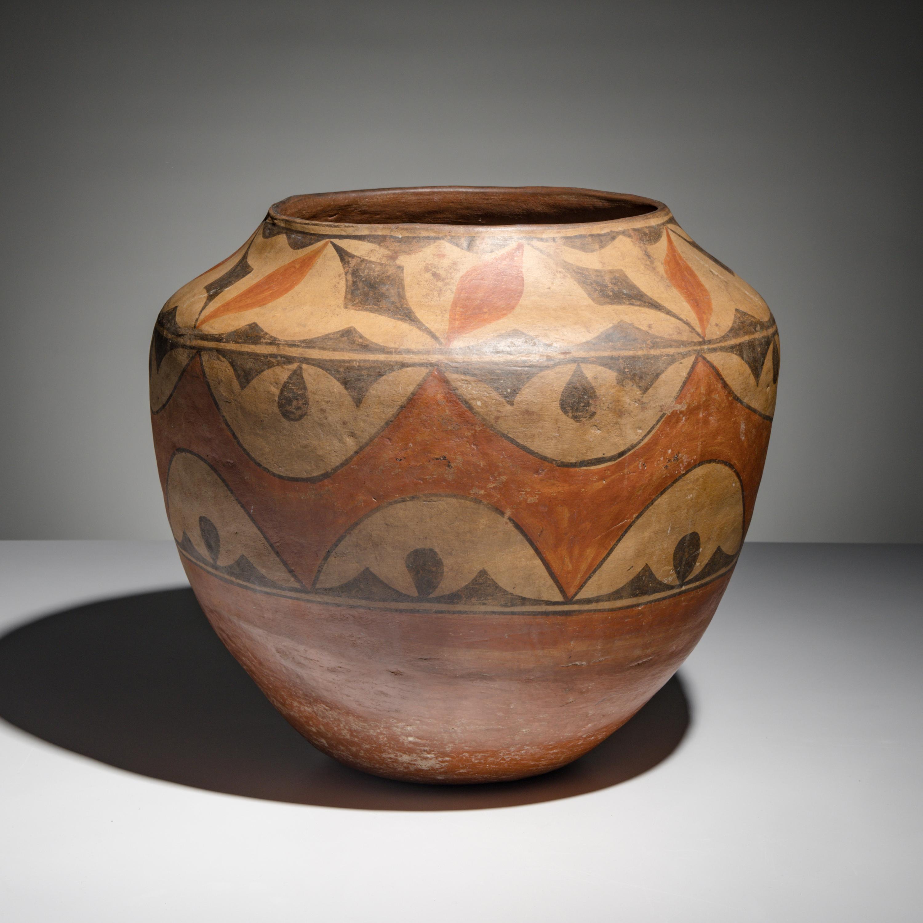 Zia Polychrome Pottery Storage Jar
