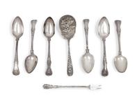 A Group of English and American Silver Serving Articles