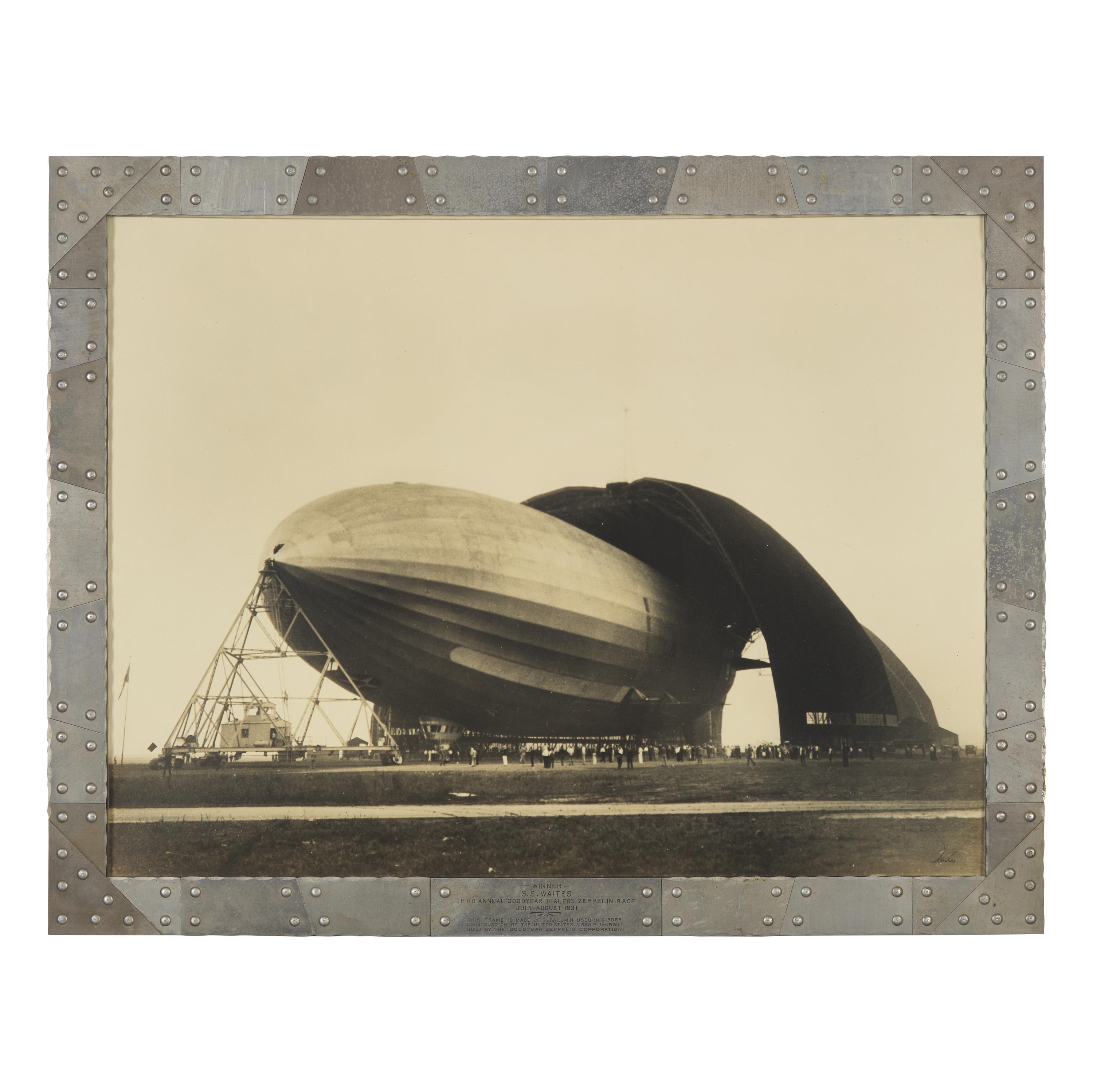 Margaret Bourke-White (American, 1904-1971) — Goodyear Zeppelin, United States Airship Akron , 1931
