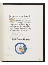 [Chicago]. [Wacker, Charles H. (1856-1929)]. An extensive archive including personally owned items and letters received by Chicago businessman and philanthropist Charles H. Wacker.