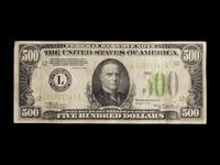 A Series 1934 $500 Federal Reserve Note