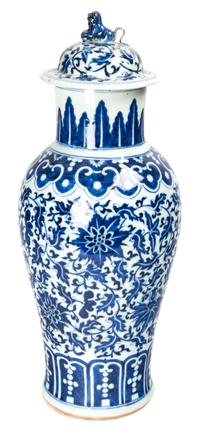A Chinese Porcelain Vase Height 16 inches. — POST WWII