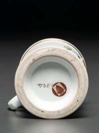 A Delivery Truck Driver's Porcelain Occupational Shaving Mug