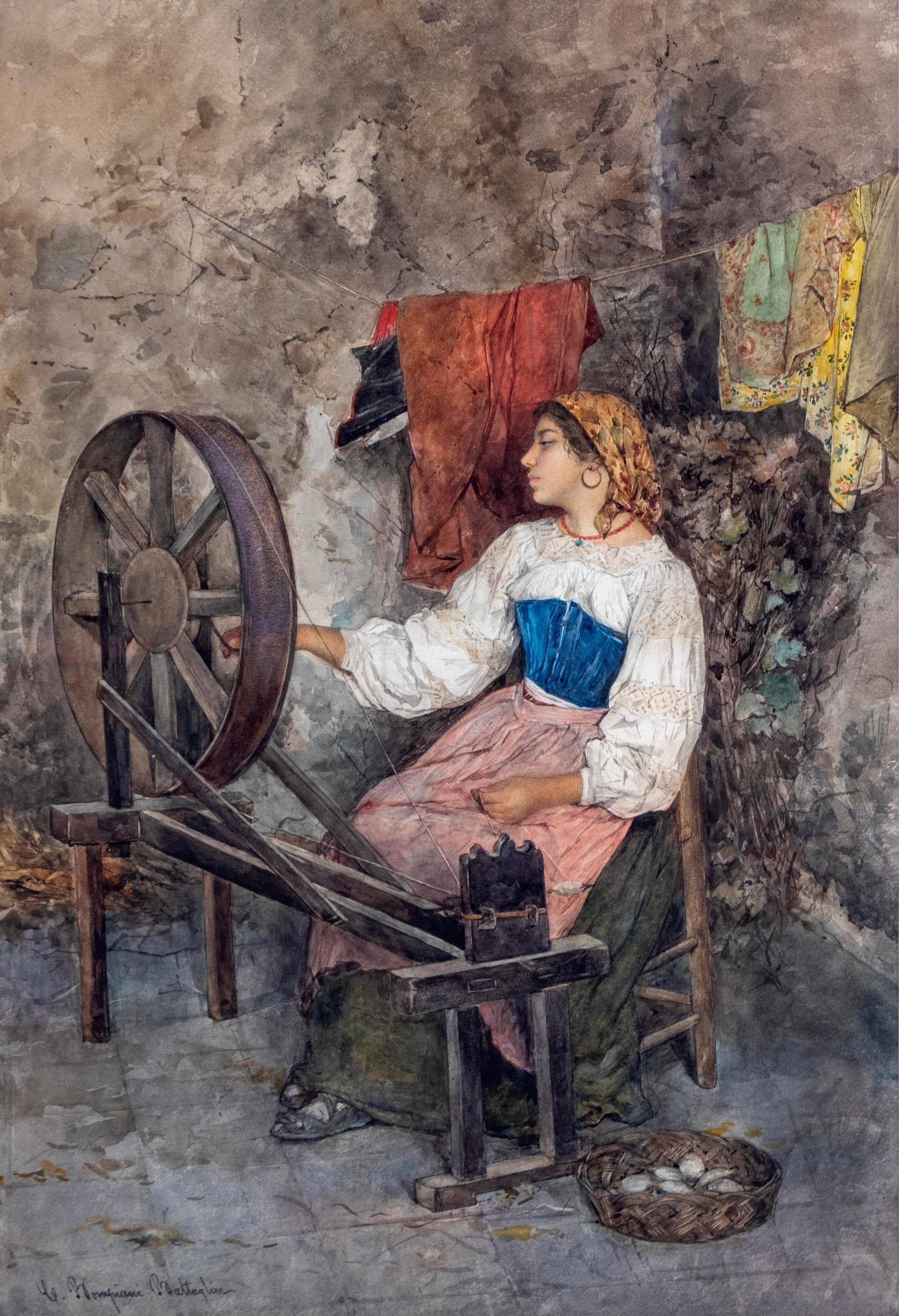 Italian Beauty at the Wheel
