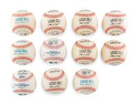 A Group of 3,000 Strikeout Club Signed Autograph Baseballs (Beckett Authentication Services).