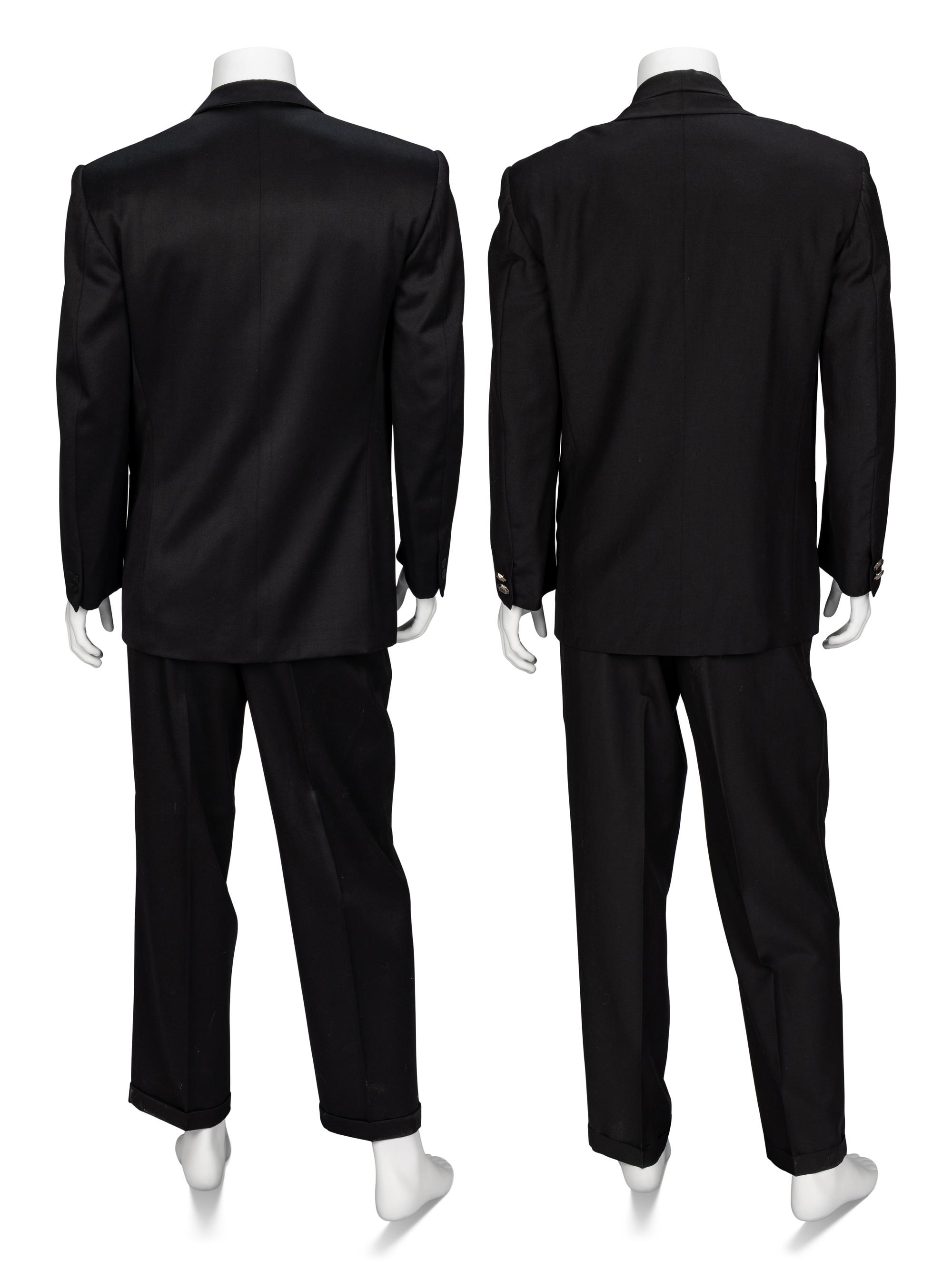 Gianni Versace, Two Black Suits