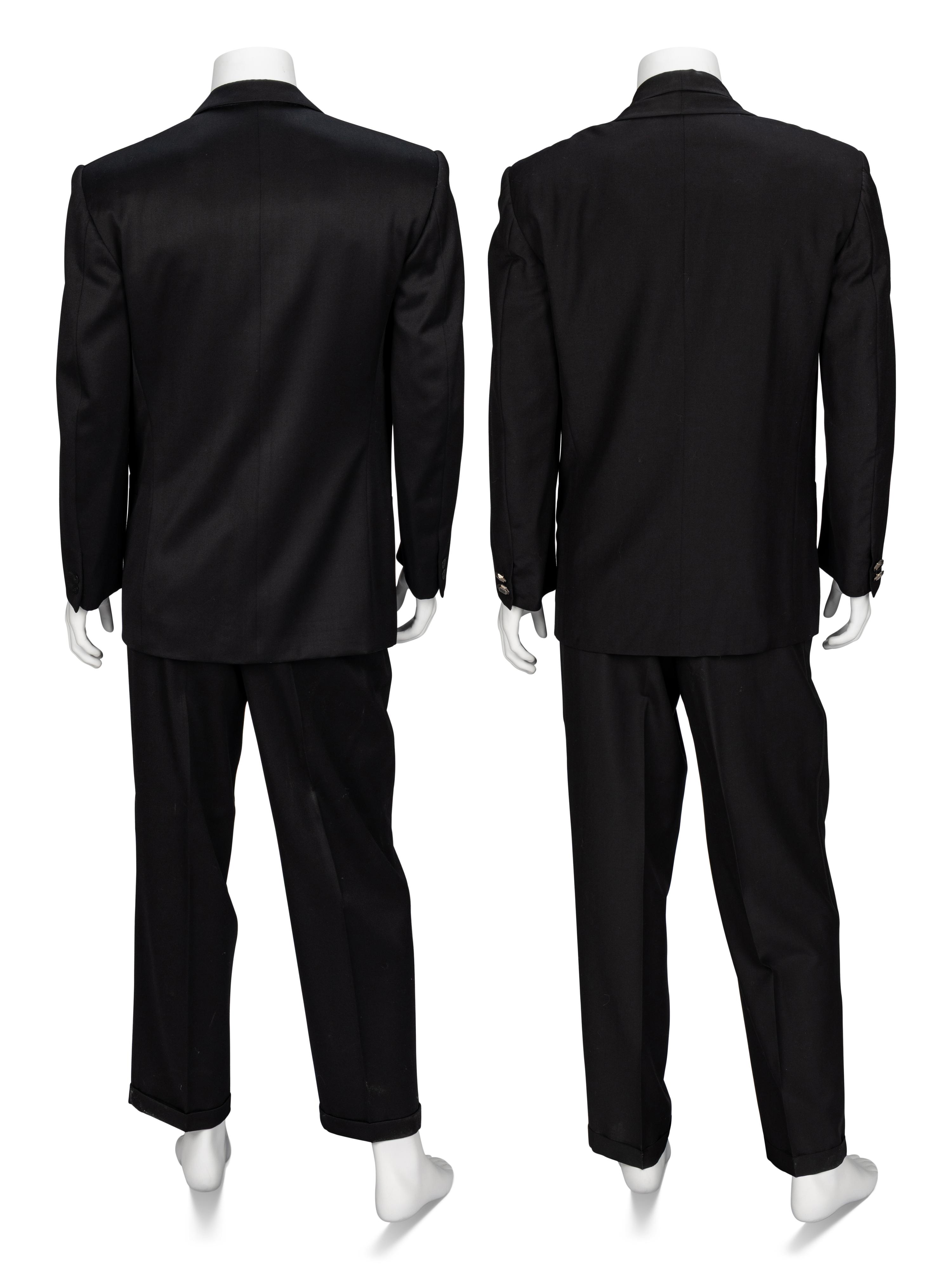 Gianni Versace, Two Black Suits