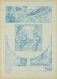 MUCHA, Alphonse (1860-1939). Figures Décoratives. Paris: Librairie Centrale des Beaux-Arts, [n.d.]. COMPLETE SET OF 40 LITHOGRAPHS.