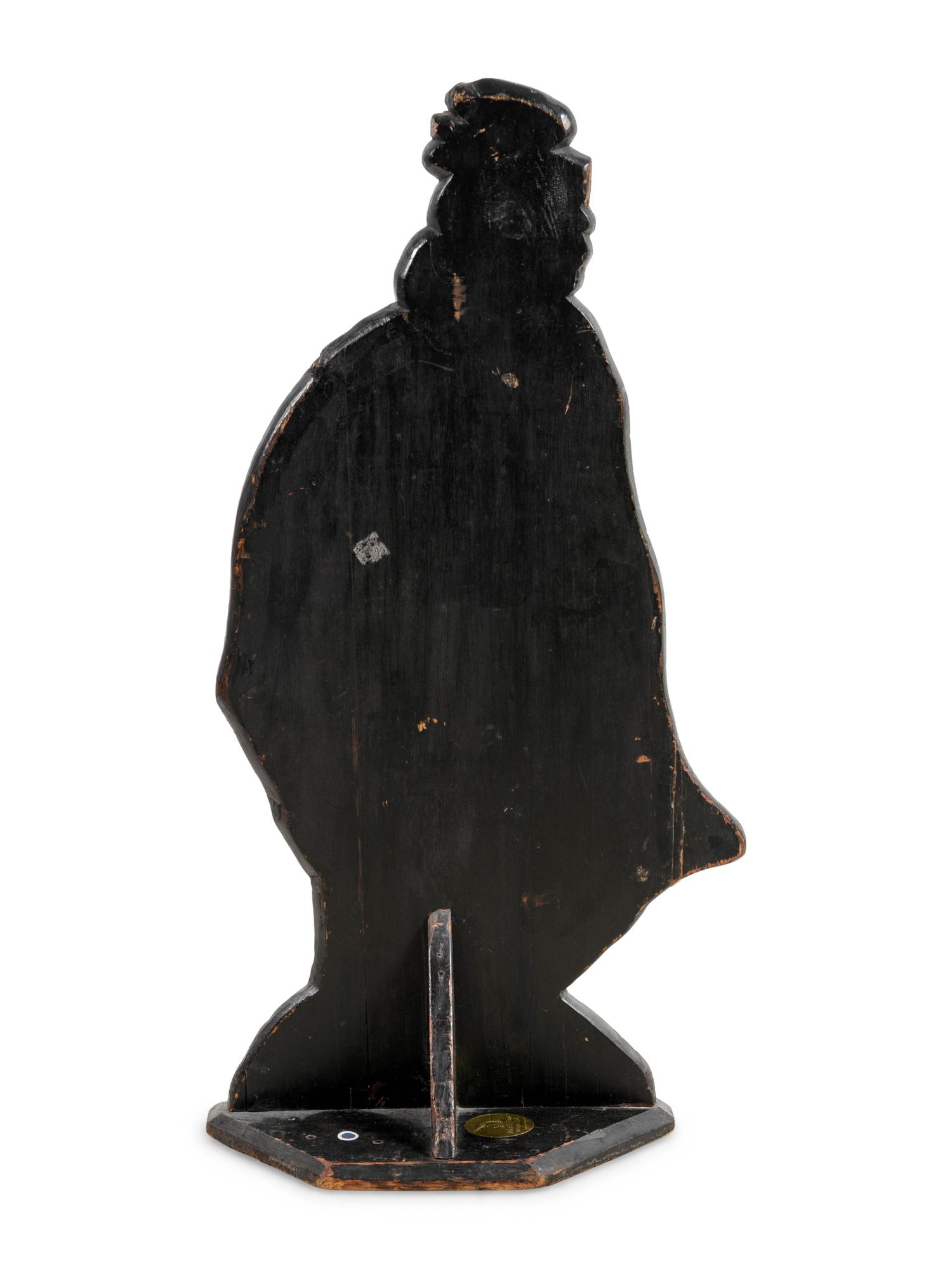 An English Painted Wood Dummy Board