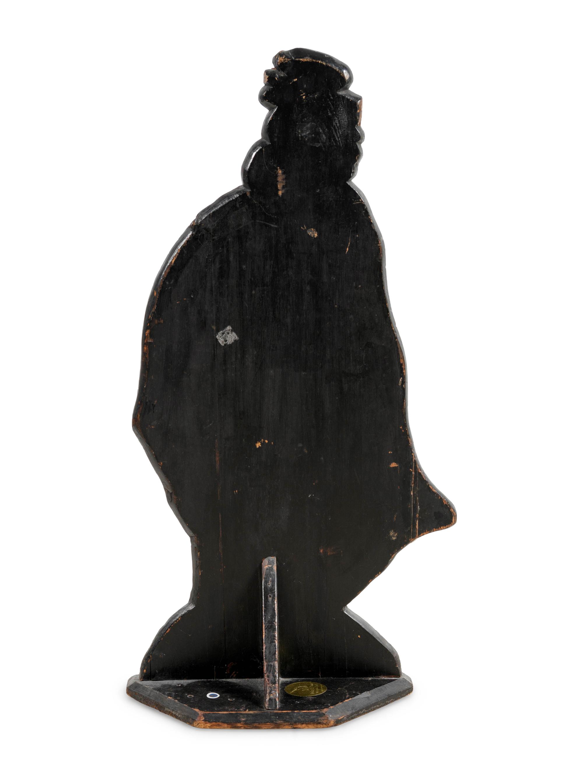 An English Painted Wood Dummy Board