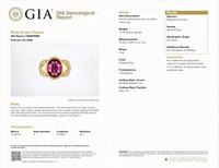 Bulgari, Ruby, Diamond, and Yellow Gold Ring