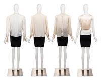 Four Designer Blouses: Two Chanel, Two Calvin Klein, 1980-90s